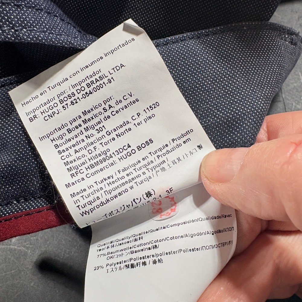Hugo BOSS Regular 33 Fit‎ Maine Pants Jeans Blue - Picture 11 of 12